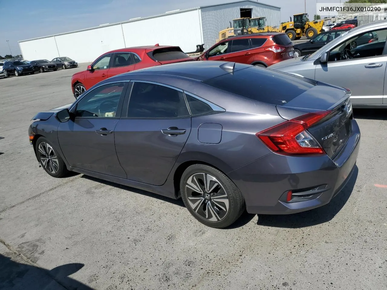 2018 Honda Civic Ex VIN: JHMFC1F36JX010290 Lot: 59580654