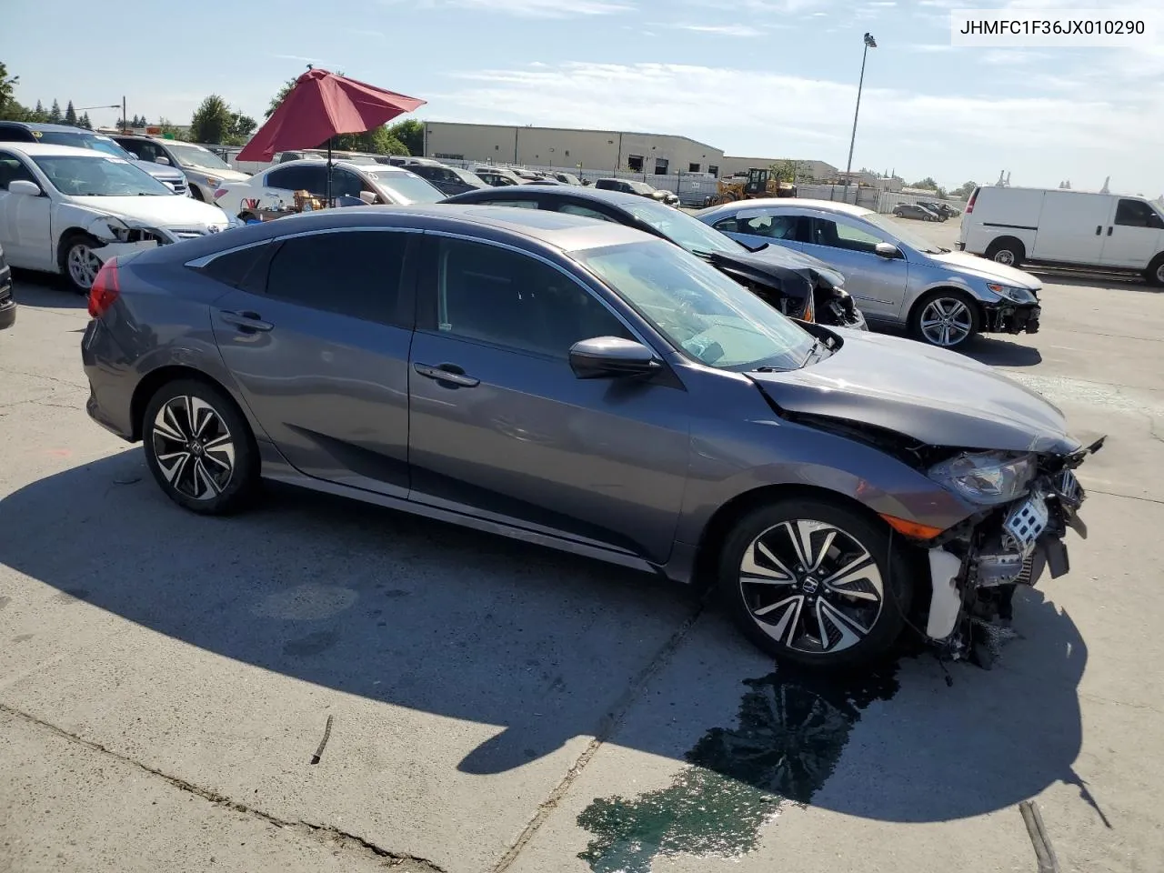 JHMFC1F36JX010290 2018 Honda Civic Ex