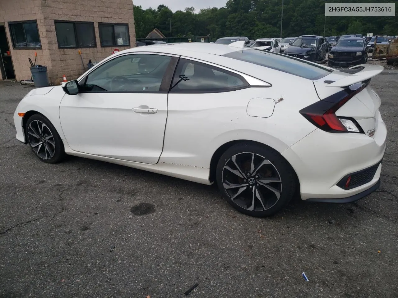 2018 Honda Civic Si VIN: 2HGFC3A55JH753616 Lot: 59633644