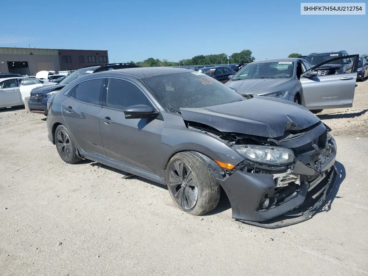 2018 Honda Civic Ex VIN: SHHFK7H54JU212754 Lot: 59835504