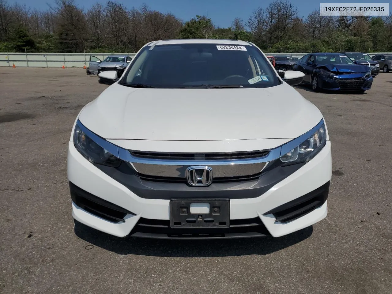 2018 Honda Civic Ex VIN: 19XFC2F72JE026335 Lot: 60236484