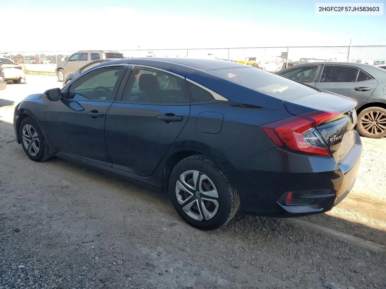 2HGFC2F57JH583603 2018 Honda Civic Lx