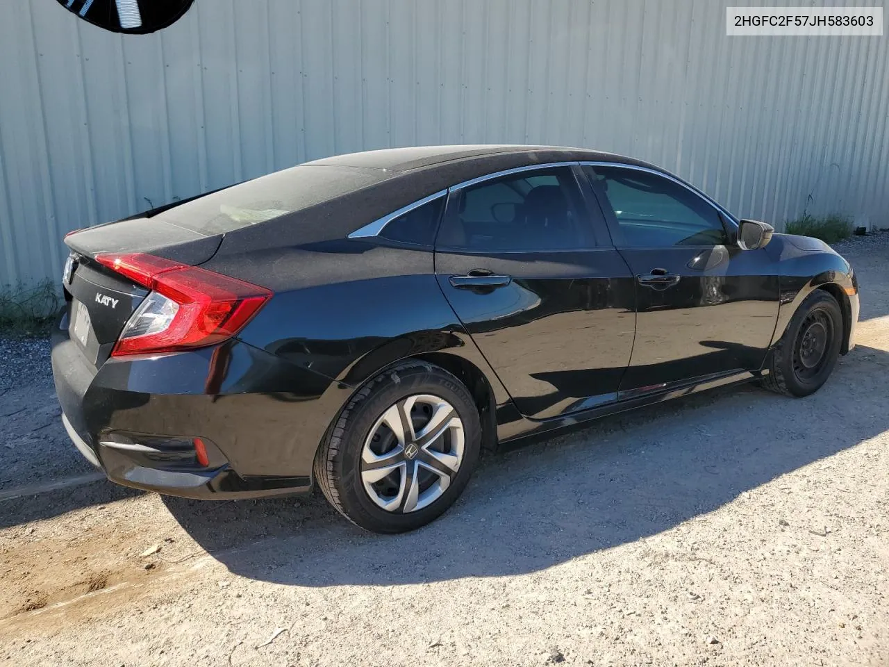 2018 Honda Civic Lx VIN: 2HGFC2F57JH583603 Lot: 60254504