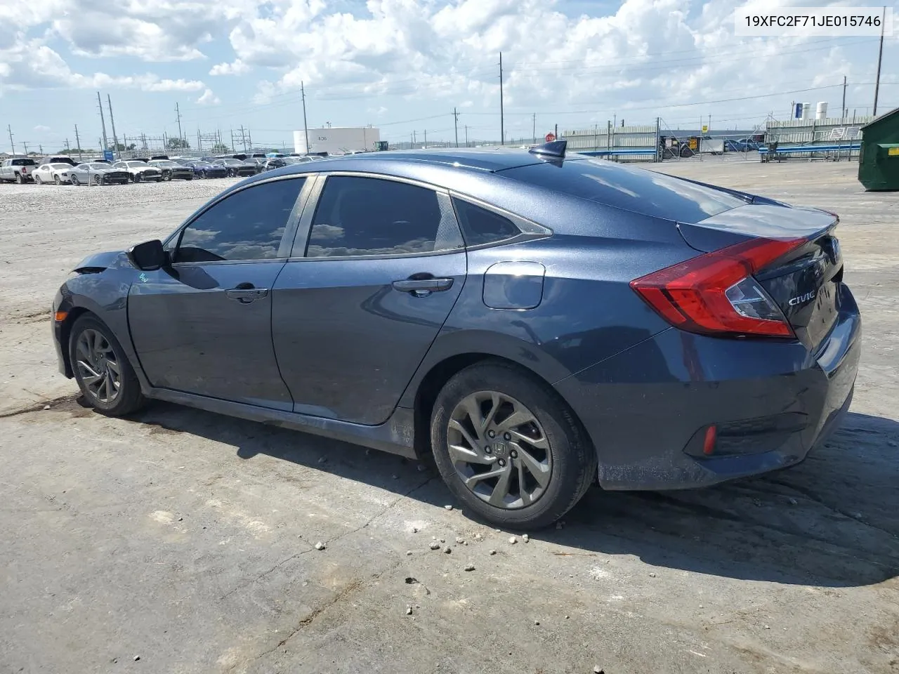 2018 Honda Civic Ex VIN: 19XFC2F71JE015746 Lot: 60517044