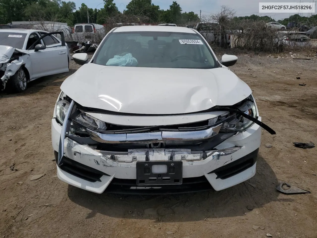 2HGFC2F57JH518296 2018 Honda Civic Lx