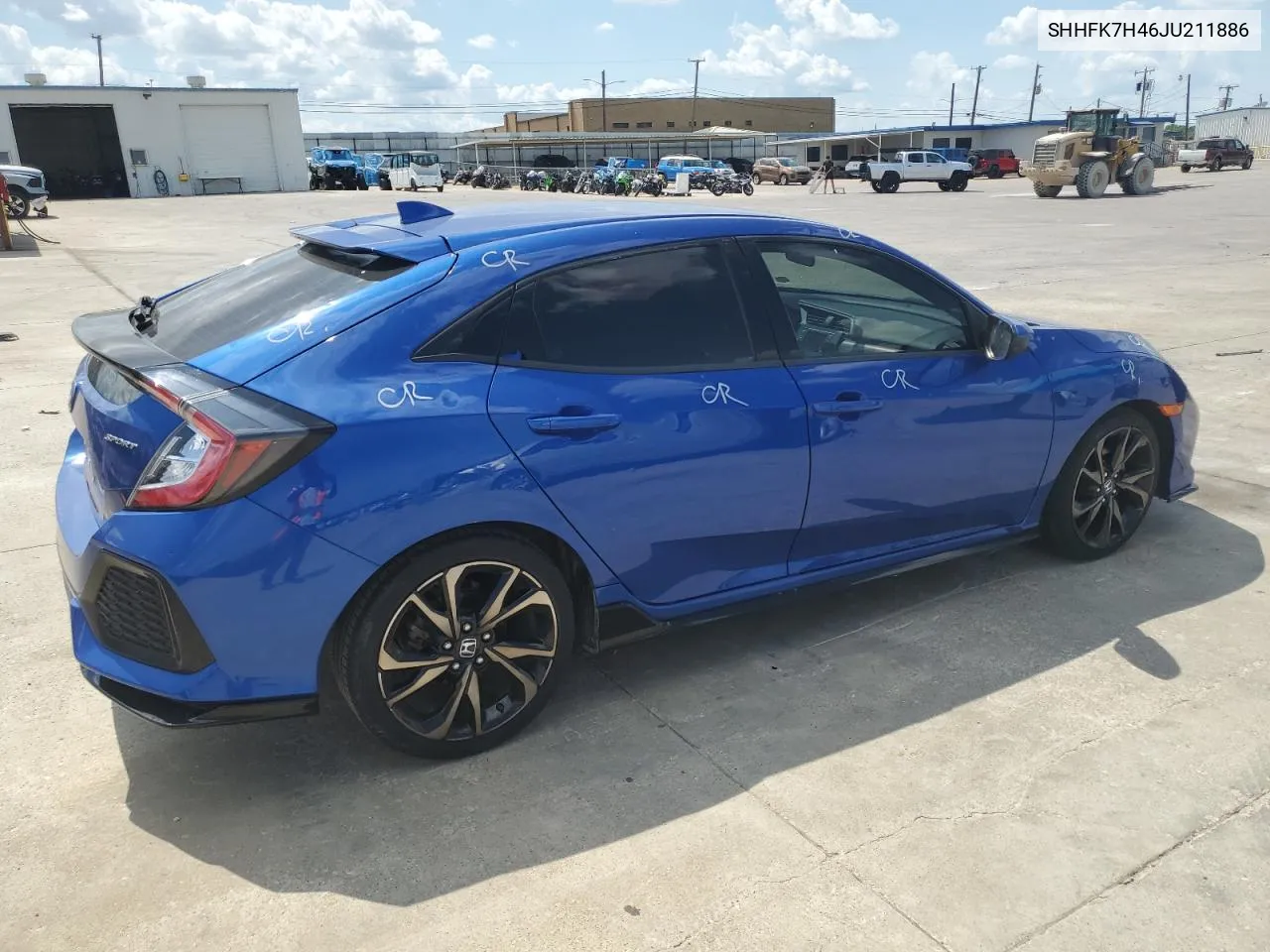 SHHFK7H46JU211886 2018 Honda Civic Sport