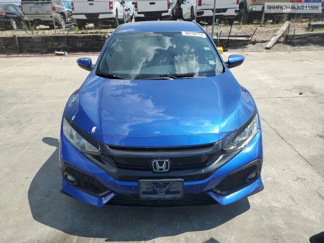 SHHFK7H46JU211886 2018 Honda Civic Sport