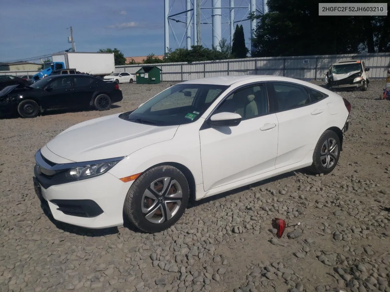 2HGFC2F52JH603210 2018 Honda Civic Lx