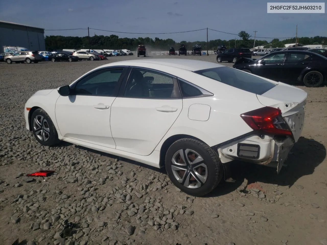 2018 Honda Civic Lx VIN: 2HGFC2F52JH603210 Lot: 61038944