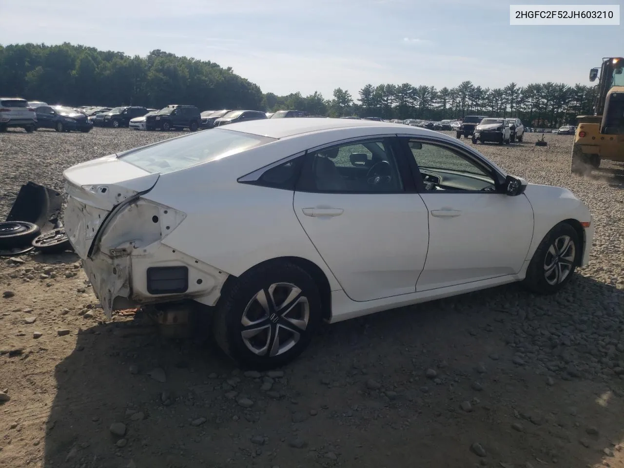 2018 Honda Civic Lx VIN: 2HGFC2F52JH603210 Lot: 61038944