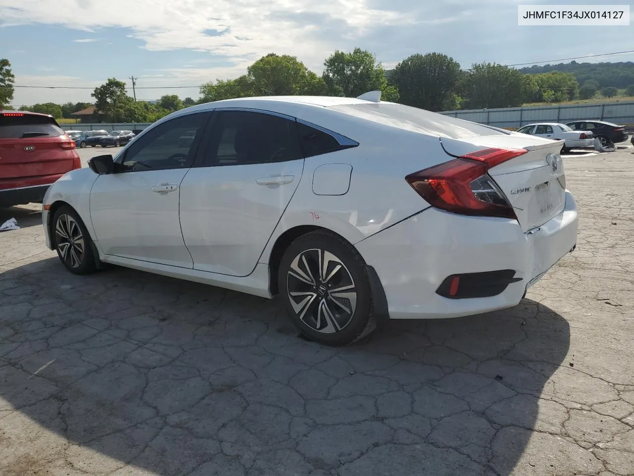 2018 Honda Civic Ex VIN: JHMFC1F34JX014127 Lot: 61719664