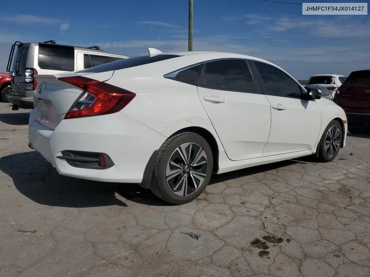 2018 Honda Civic Ex VIN: JHMFC1F34JX014127 Lot: 61719664