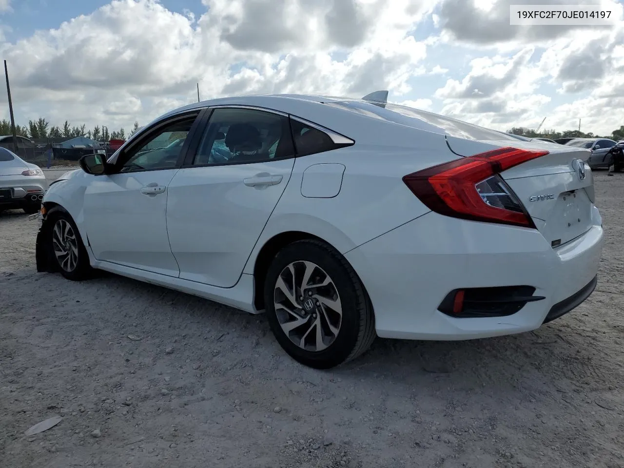 2018 Honda Civic Ex VIN: 19XFC2F70JE014197 Lot: 61906314