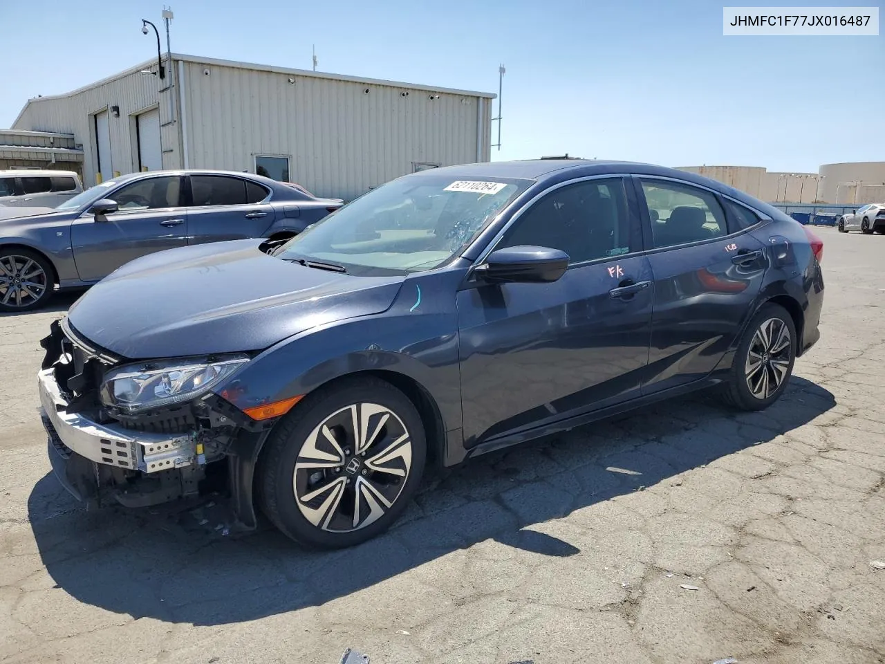 JHMFC1F77JX016487 2018 Honda Civic Exl