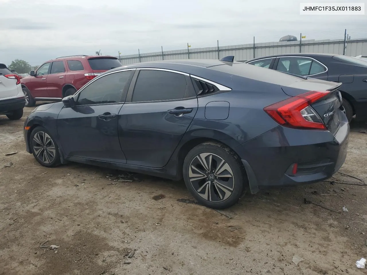 JHMFC1F35JX011883 2018 Honda Civic Ex