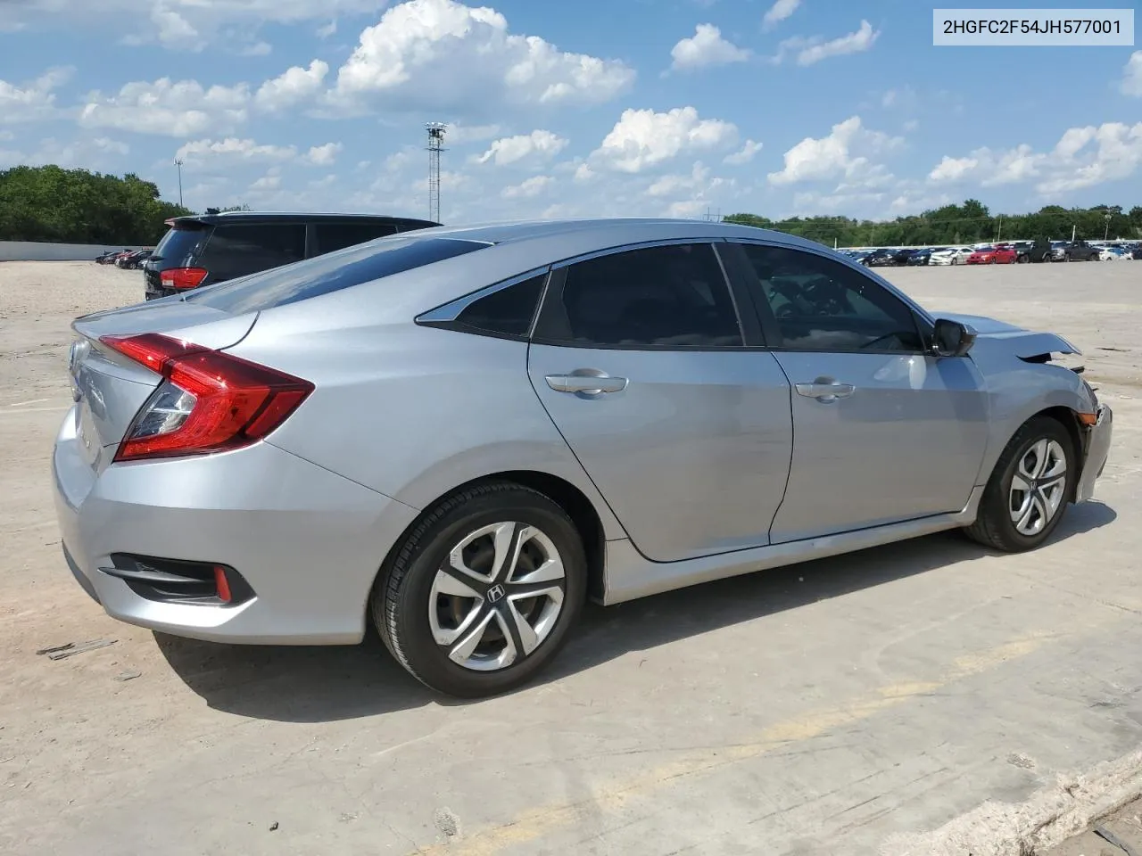 2018 Honda Civic Lx VIN: 2HGFC2F54JH577001 Lot: 62540514