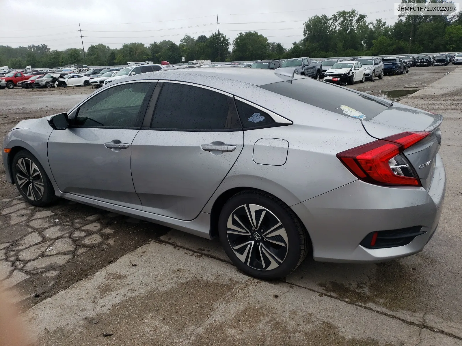 JHMFC1F72JX022097 2018 Honda Civic Exl