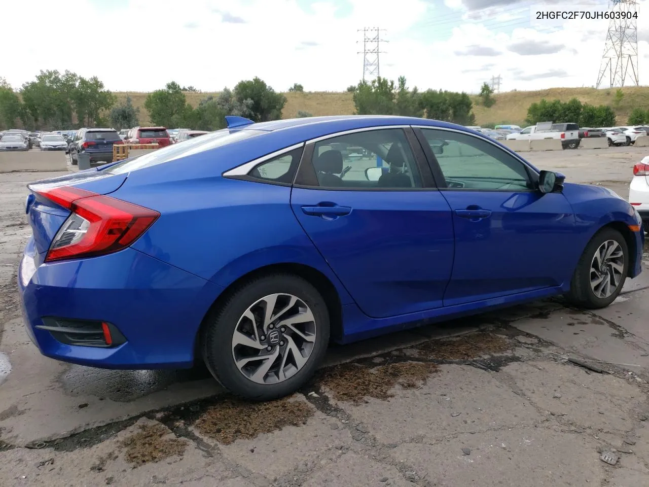 2HGFC2F70JH603904 2018 Honda Civic Ex