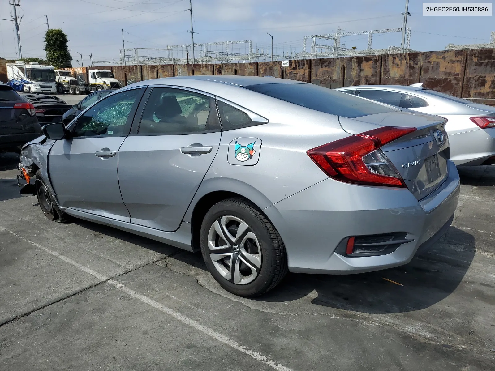 2HGFC2F50JH530886 2018 Honda Civic Lx