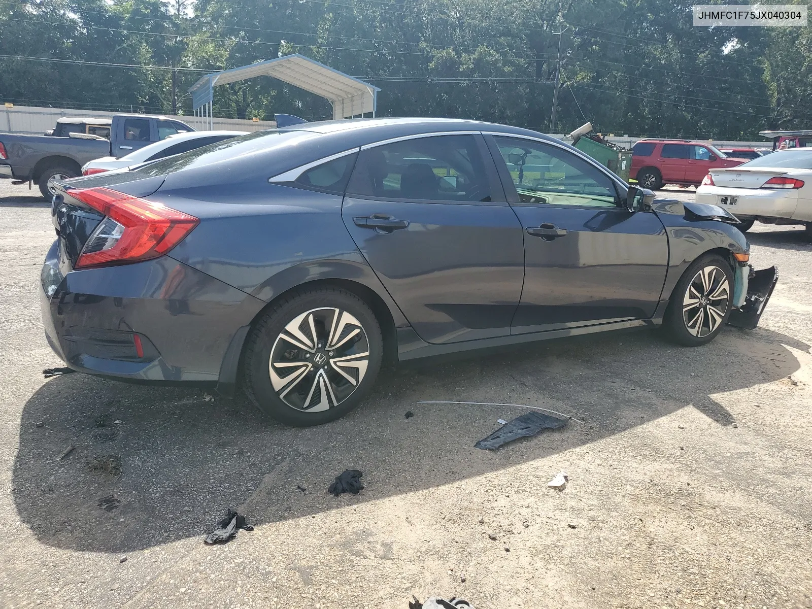 2018 Honda Civic Exl VIN: JHMFC1F75JX040304 Lot: 64211834