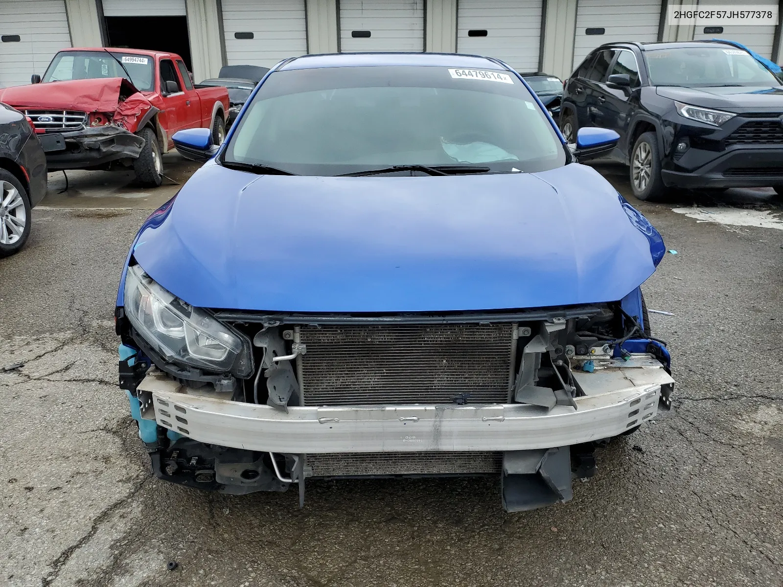 2HGFC2F57JH577378 2018 Honda Civic Lx