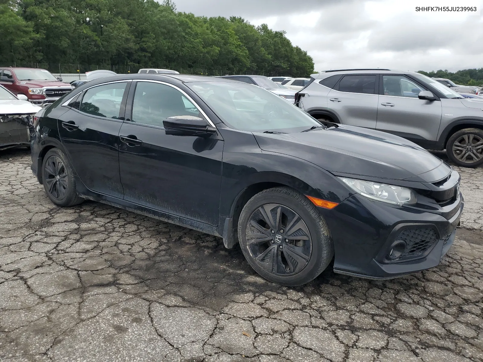 2018 Honda Civic Ex VIN: SHHFK7H55JU239963 Lot: 64572564