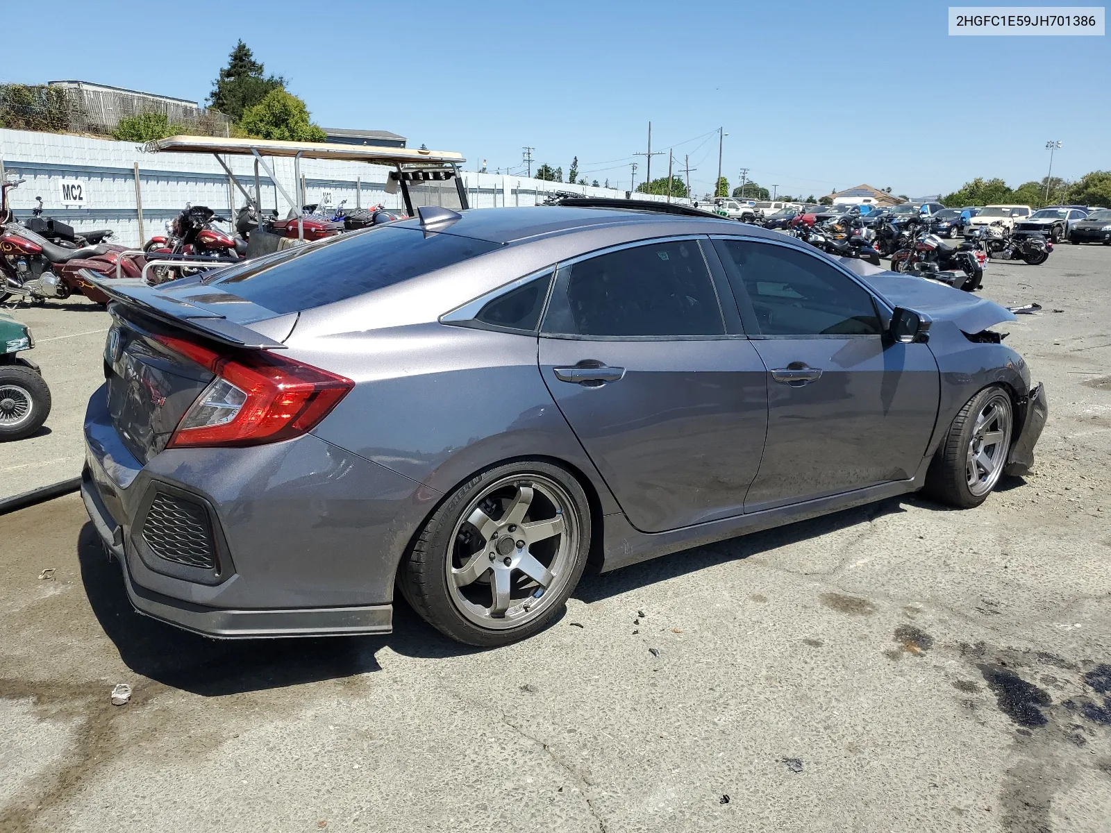 2HGFC1E59JH701386 2018 Honda Civic Si