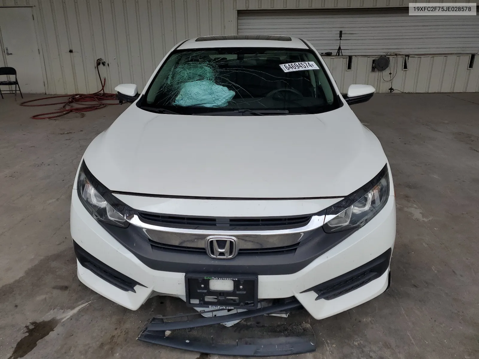 19XFC2F75JE028578 2018 Honda Civic Ex