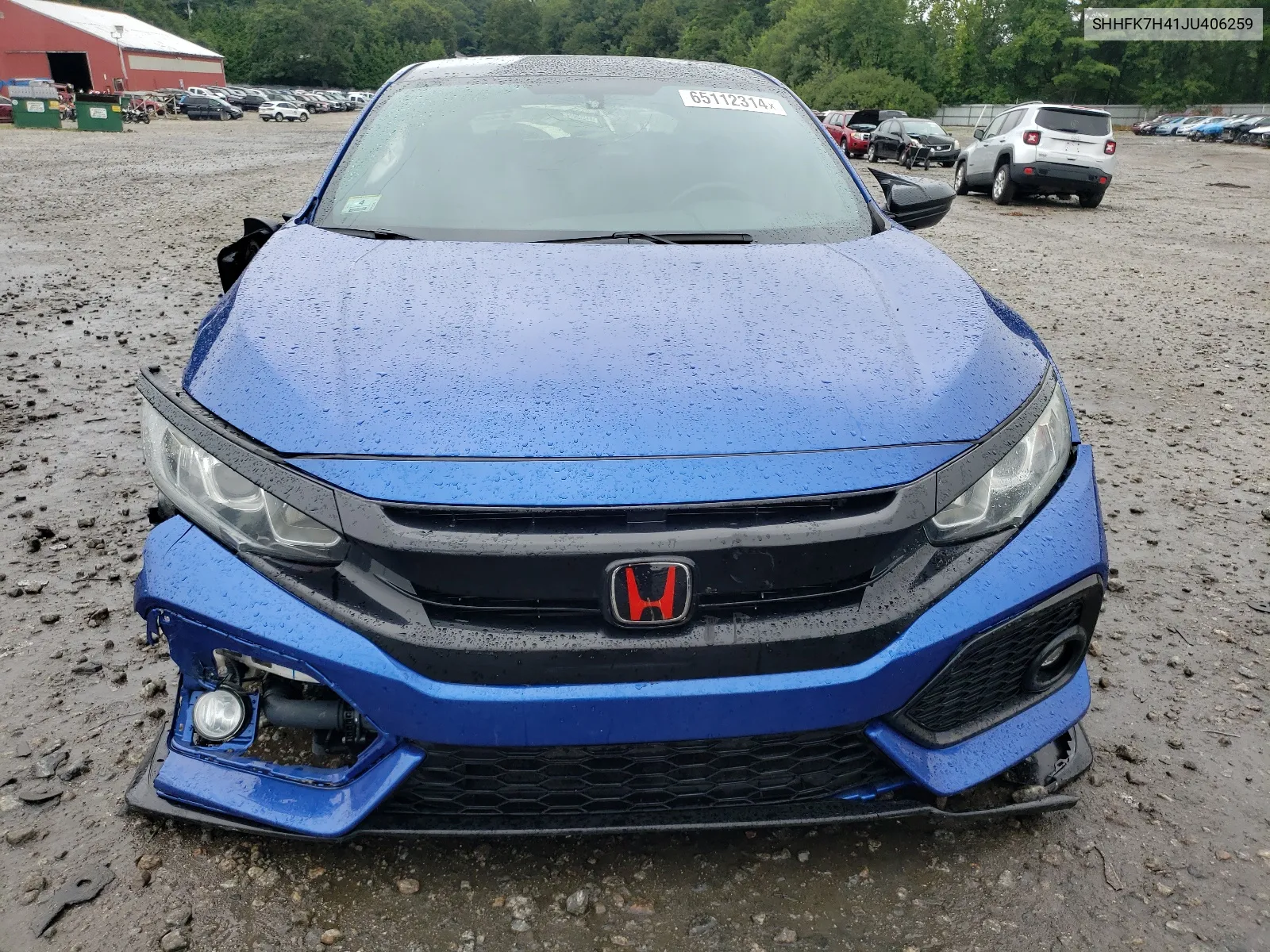 2018 Honda Civic Sport VIN: SHHFK7H41JU406259 Lot: 65112314