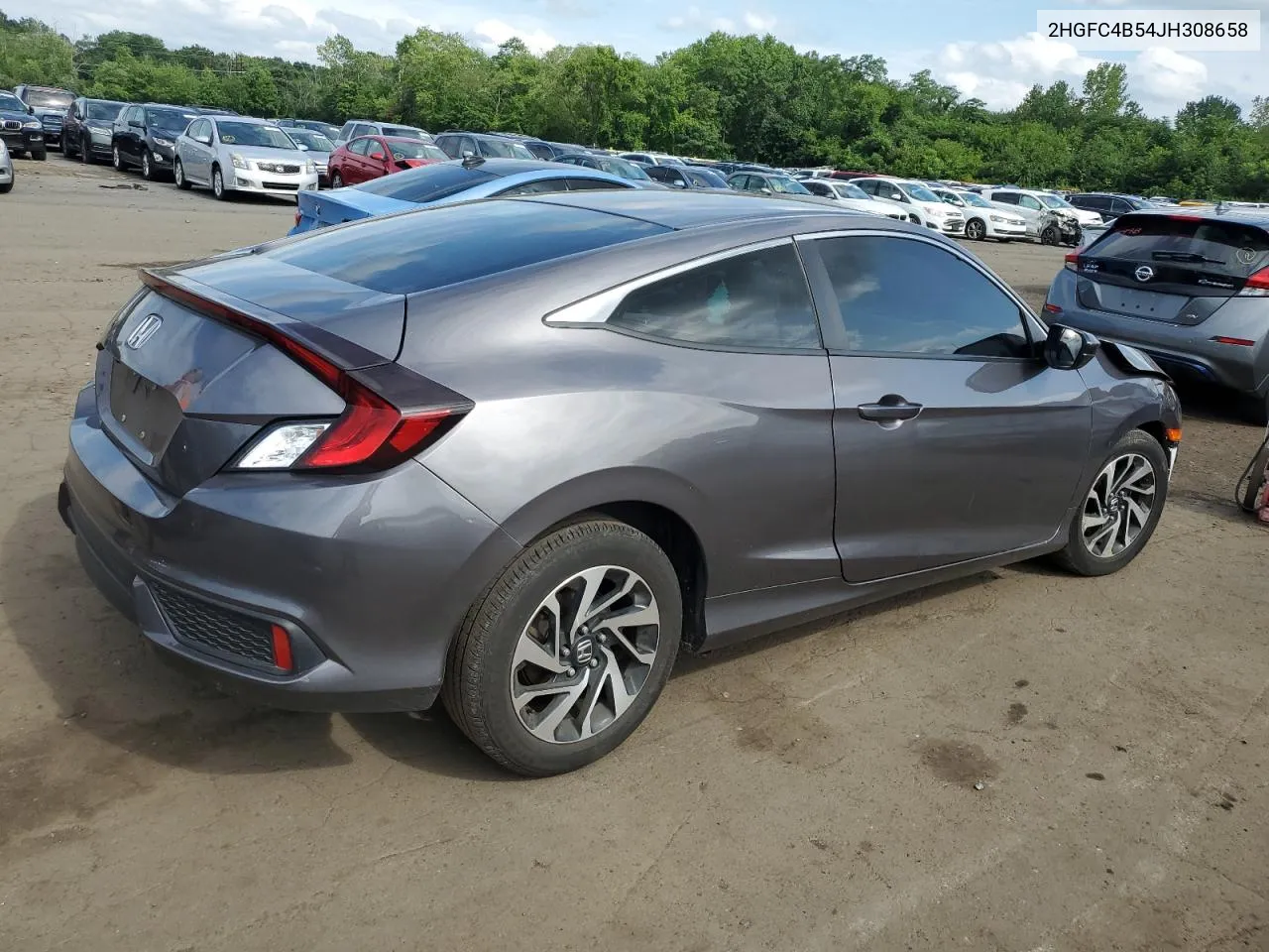 2018 Honda Civic Lx VIN: 2HGFC4B54JH308658 Lot: 65147034