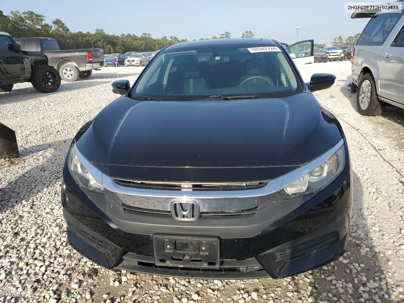 2018 Honda Civic Ex VIN: 2HGFC2F71JH503438 Lot: 65342734