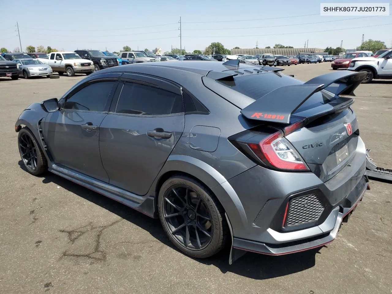 2018 Honda Civic Type-R Touring VIN: SHHFK8G77JU201773 Lot: 65392664