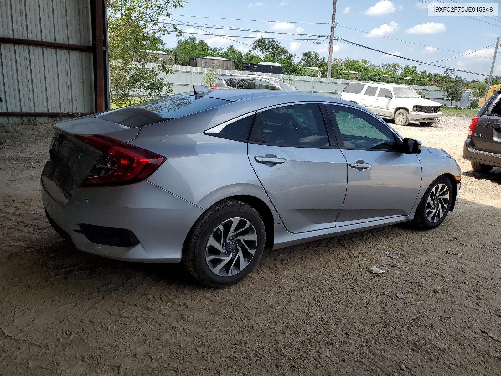 2018 Honda Civic Ex VIN: 19XFC2F70JE015348 Lot: 65935054