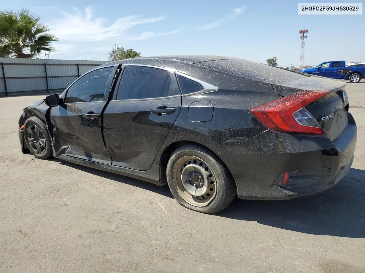 2018 Honda Civic Lx VIN: 2HGFC2F59JH530529 Lot: 66016394