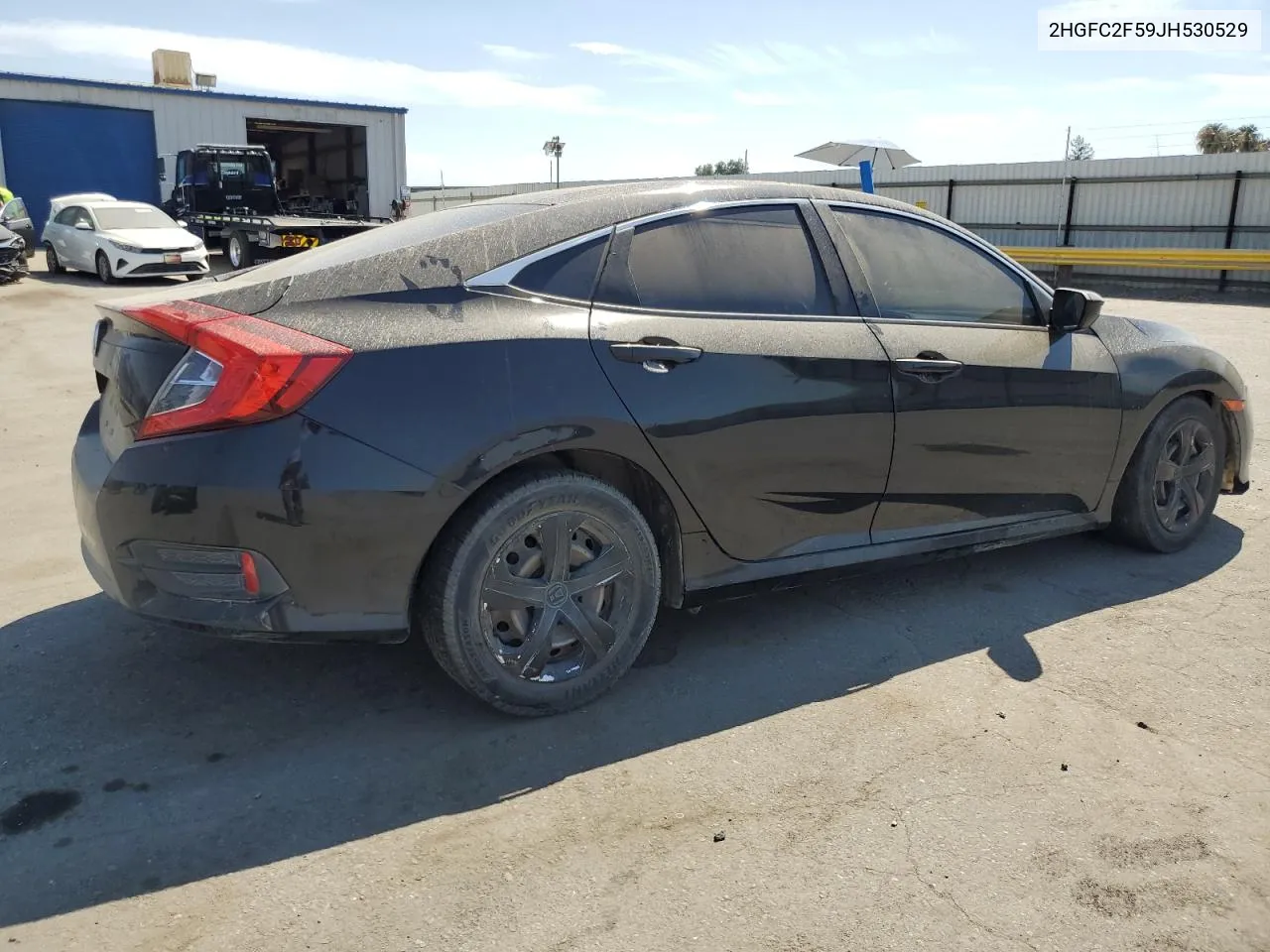 2018 Honda Civic Lx VIN: 2HGFC2F59JH530529 Lot: 66016394