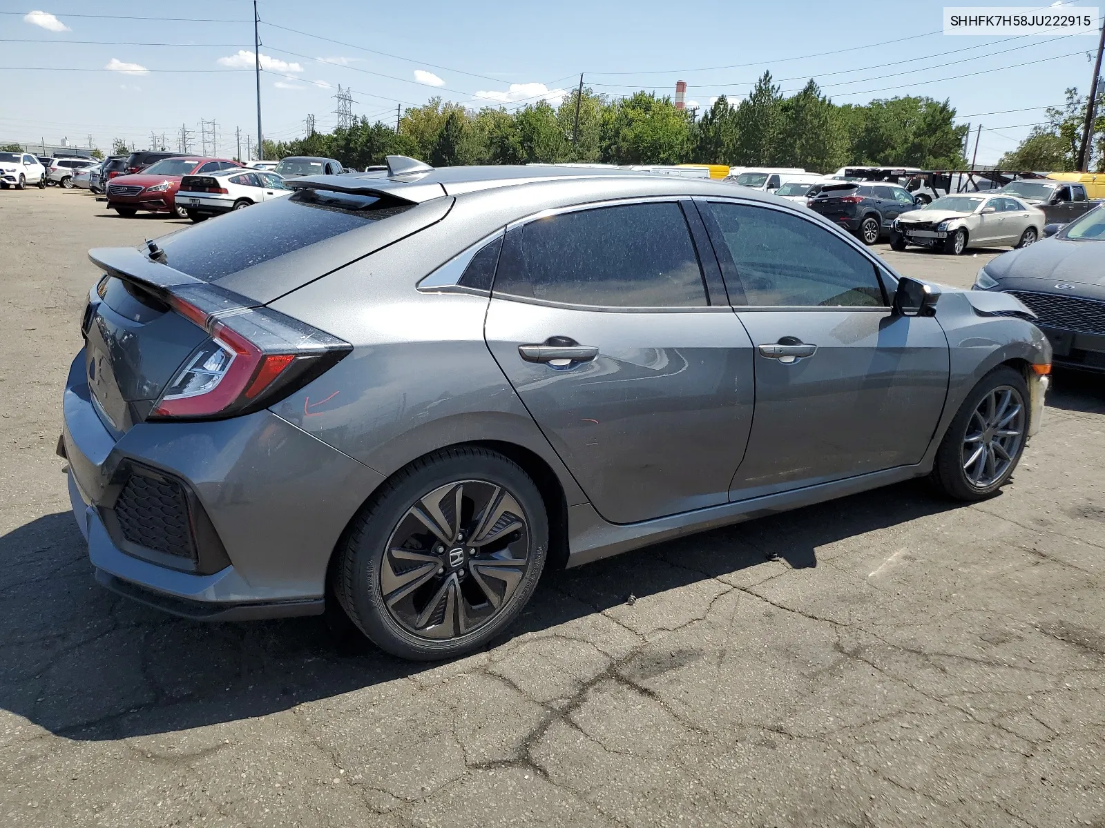 2018 Honda Civic Ex VIN: SHHFK7H58JU222915 Lot: 66178904