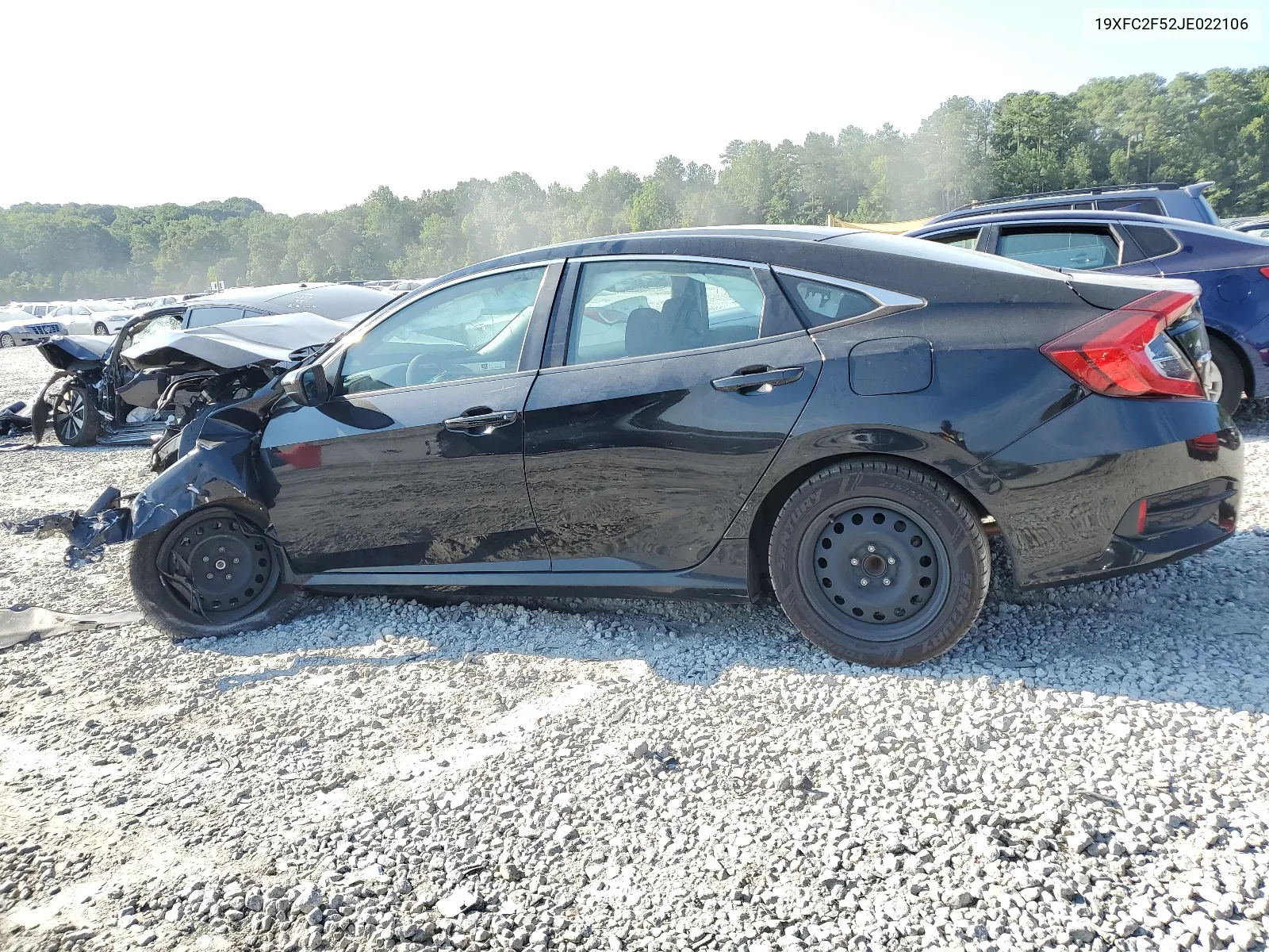 2018 Honda Civic Lx VIN: 19XFC2F52JE022106 Lot: 66341804