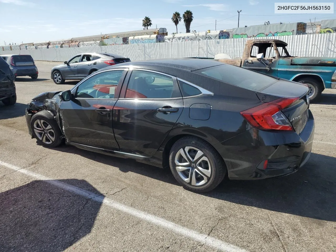 2018 Honda Civic Lx VIN: 2HGFC2F56JH563150 Lot: 66597564