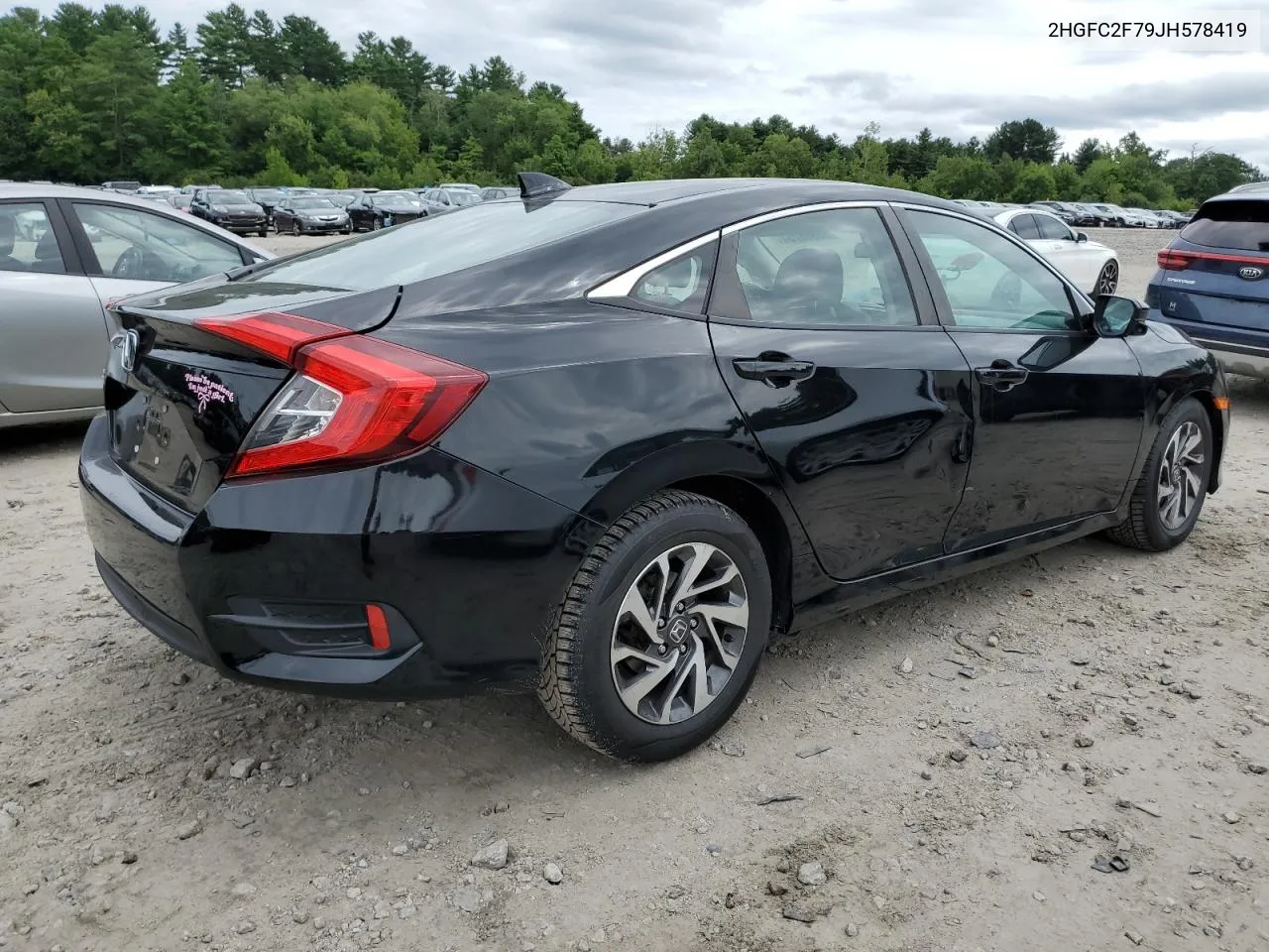 2018 Honda Civic Ex VIN: 2HGFC2F79JH578419 Lot: 66686754