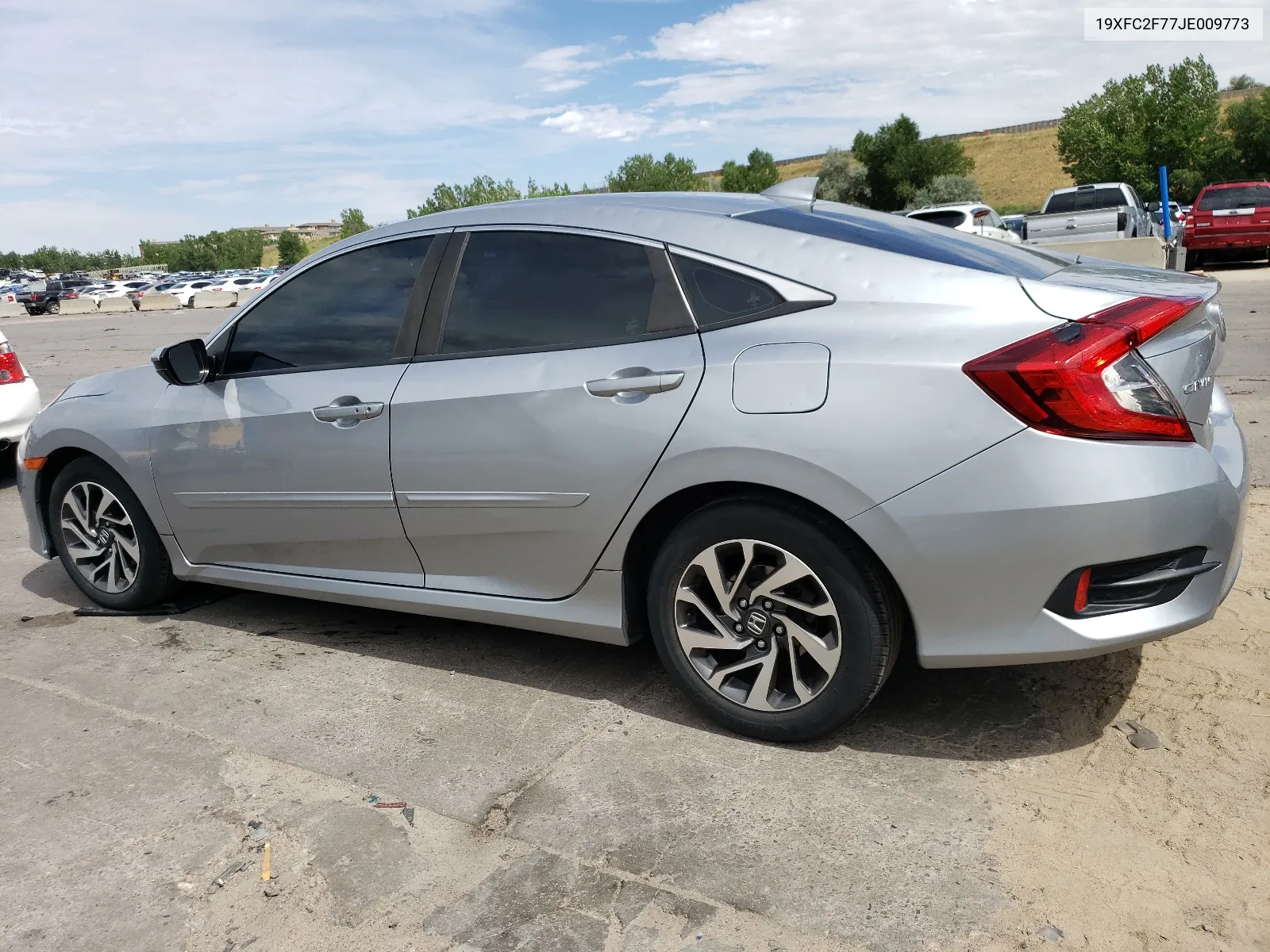 2018 Honda Civic Ex VIN: 19XFC2F77JE009773 Lot: 66701864