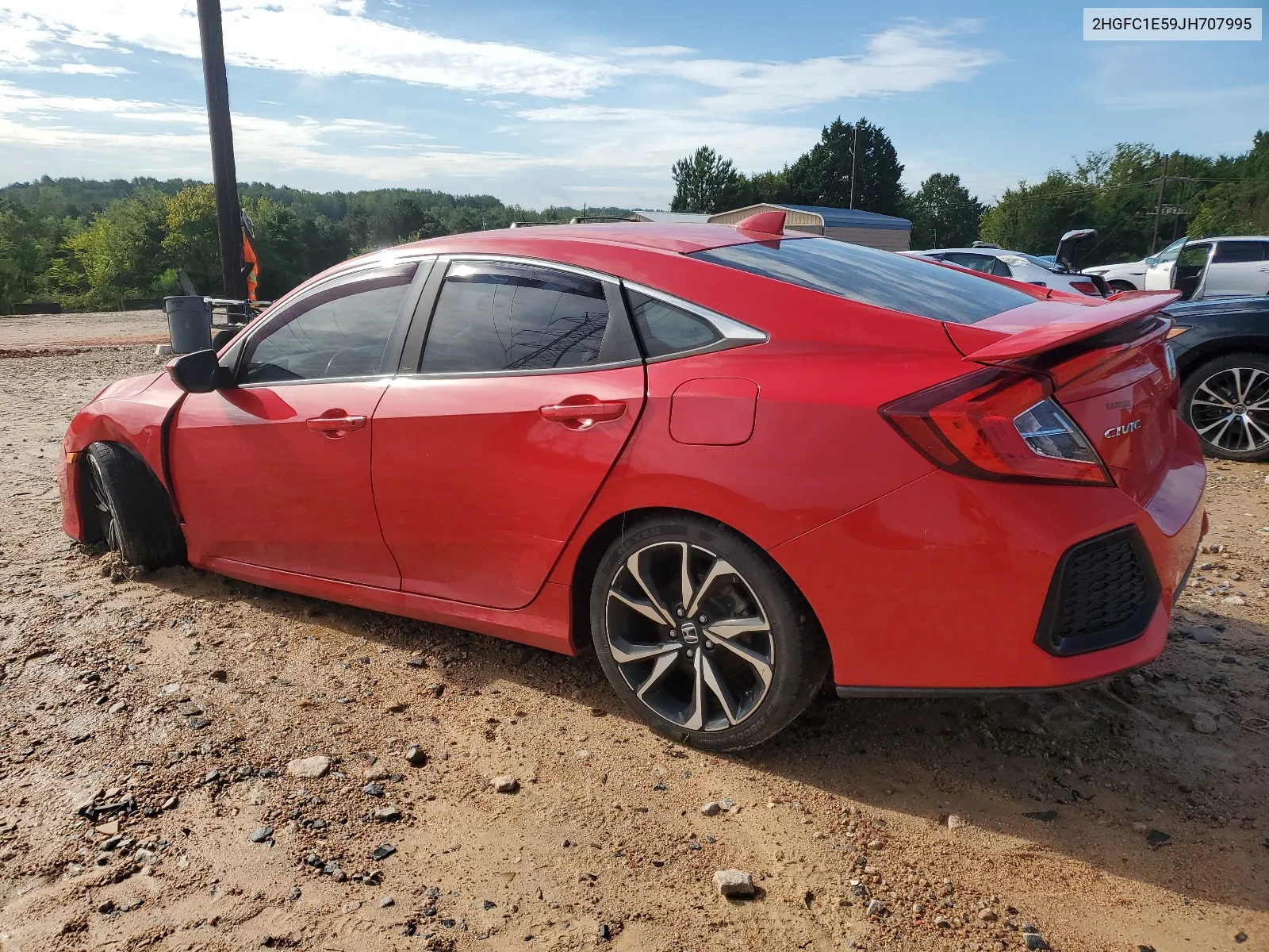 2018 Honda Civic Si VIN: 2HGFC1E59JH707995 Lot: 66791484