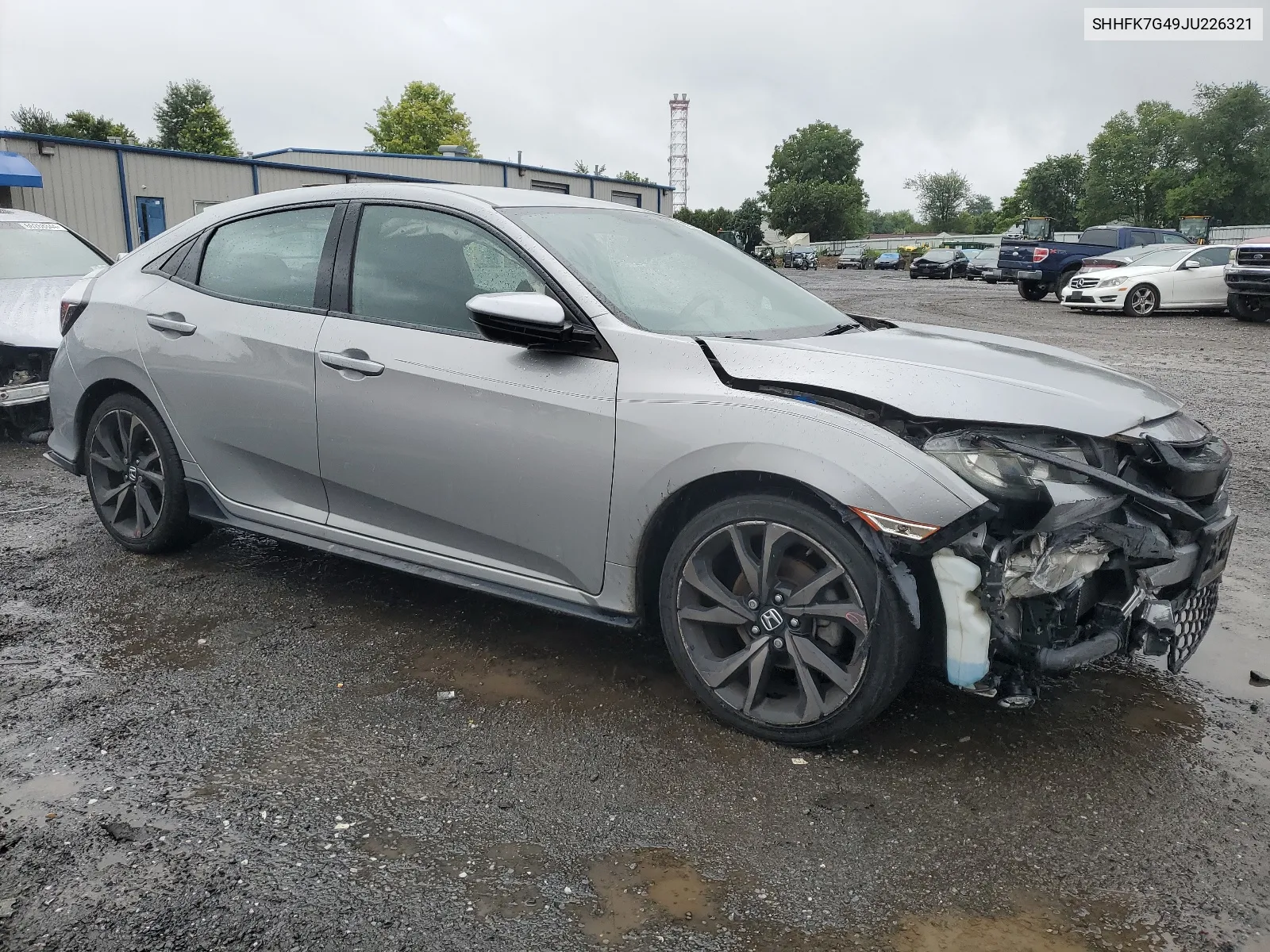 SHHFK7G49JU226321 2018 Honda Civic Sport