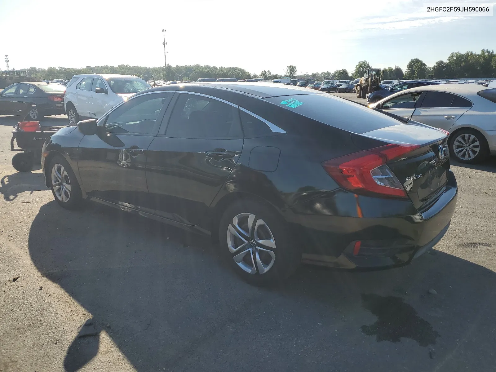 2018 Honda Civic Lx VIN: 2HGFC2F59JH590066 Lot: 66902534