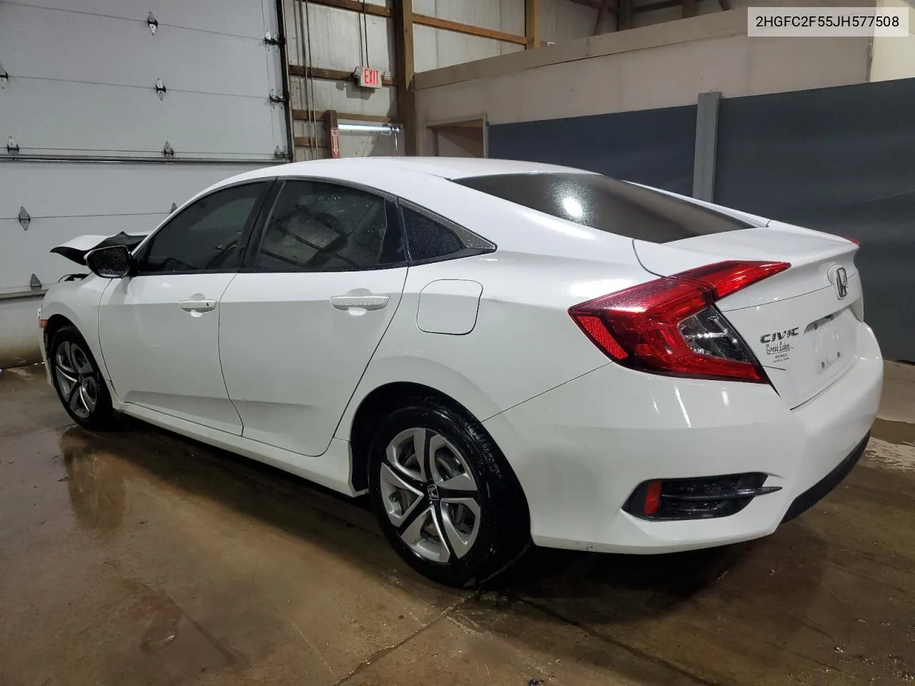 2018 Honda Civic Lx VIN: 2HGFC2F55JH577508 Lot: 67330004