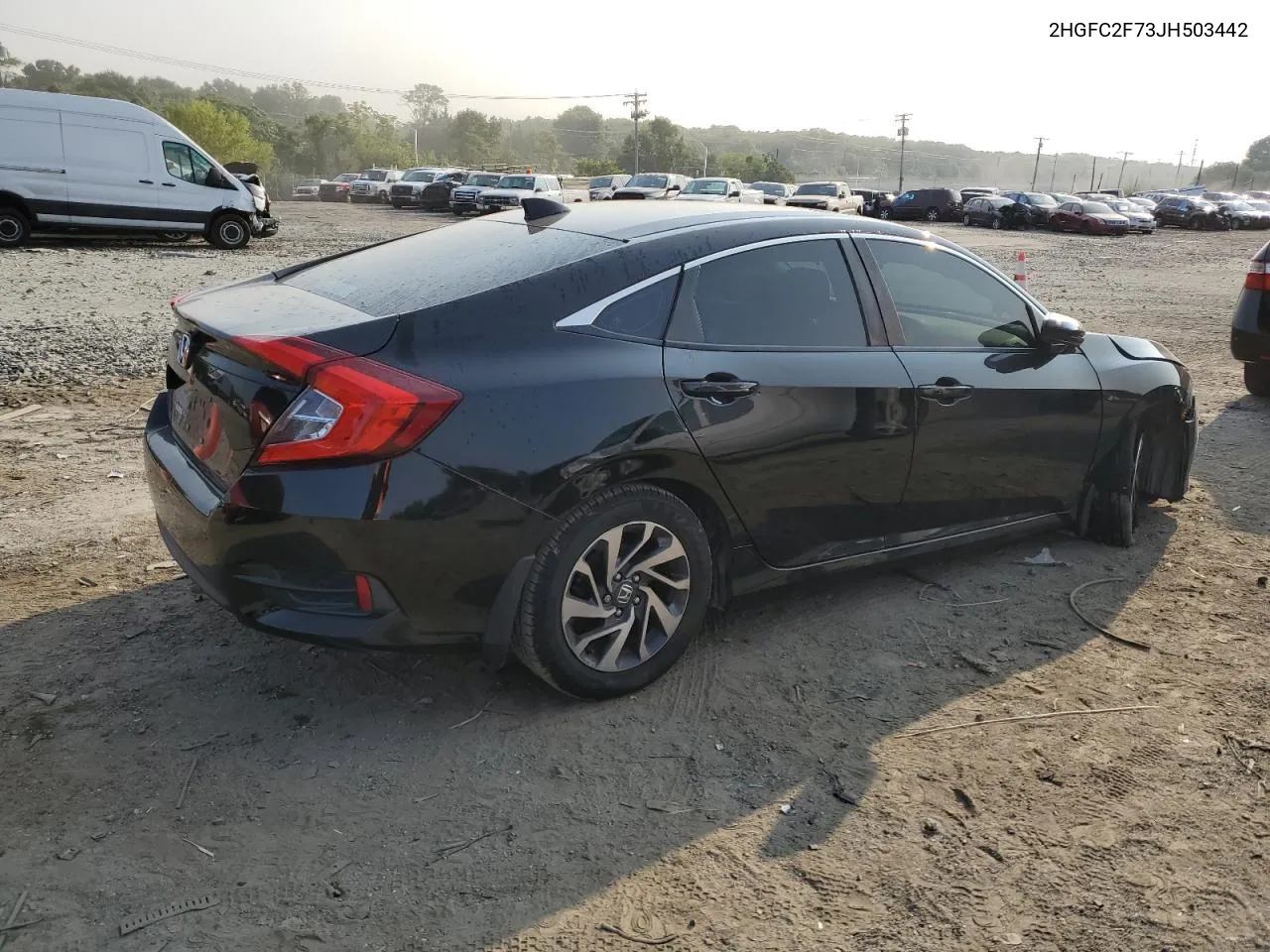 2018 Honda Civic Ex VIN: 2HGFC2F73JH503442 Lot: 67360024