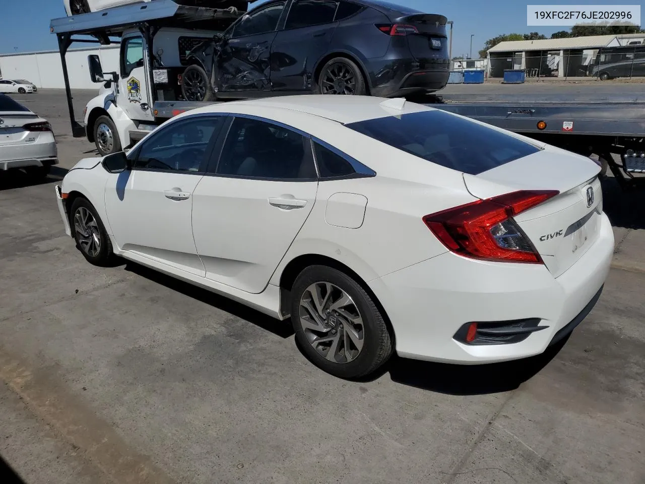 2018 Honda Civic Ex VIN: 19XFC2F76JE202996 Lot: 67373294