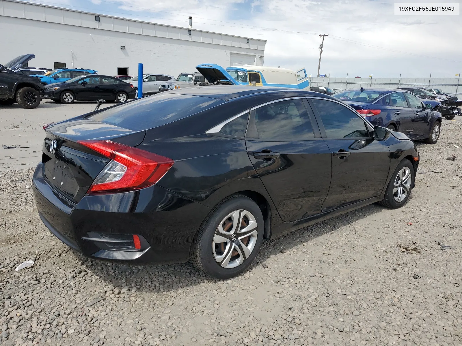 2018 Honda Civic Lx VIN: 19XFC2F56JE015949 Lot: 67402044