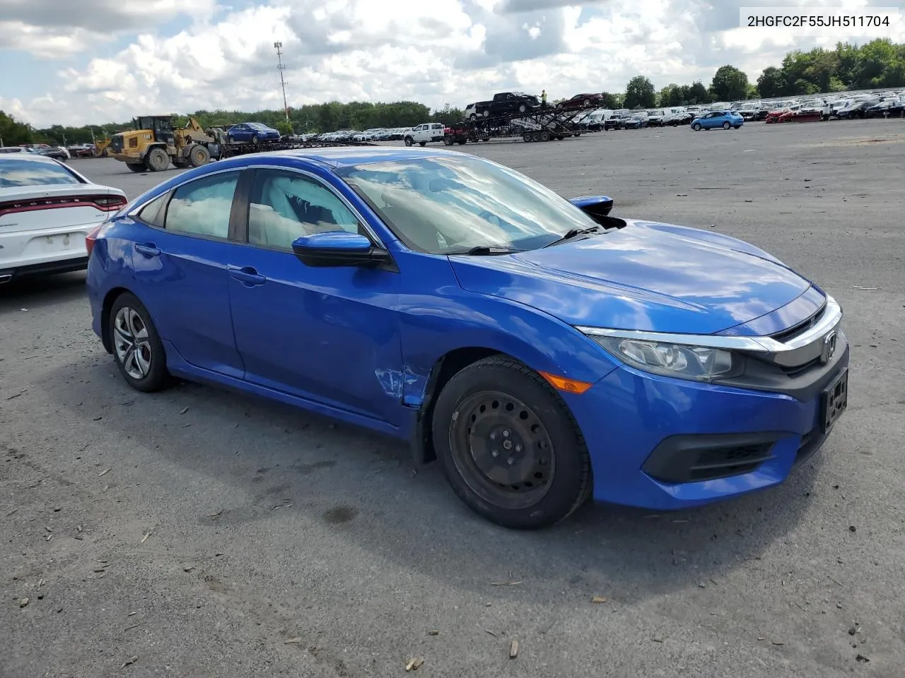 2HGFC2F55JH511704 2018 Honda Civic Lx