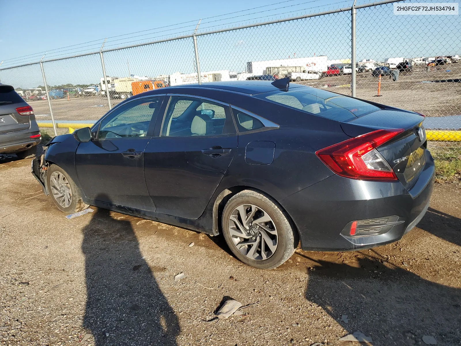 2HGFC2F72JH534794 2018 Honda Civic Ex