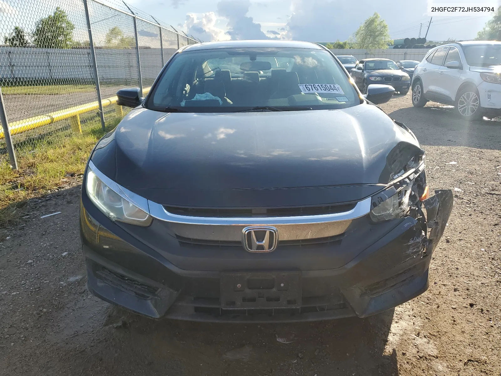 2HGFC2F72JH534794 2018 Honda Civic Ex